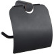 Держатель туалетной бумаги Haiba HB8403-7 с крышкой (нерж сталь) черный  (HB8403-7)