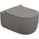 Унитаз Berges Ego XL 083216 подвесной серый матовый с сиденьем микролифт  (083216)