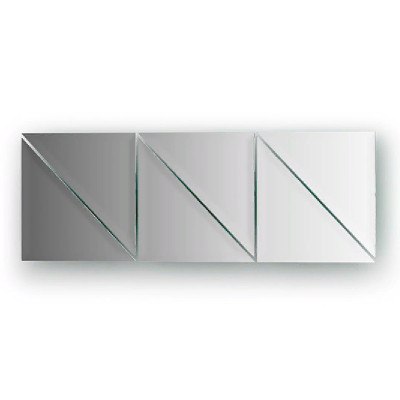 Зеркальная плитка Evoform Refractive 15х15 с фацетом 10 мм BY 1513