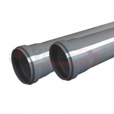 Труба BASE для внутренней канализации VALFEX серый (201100150)