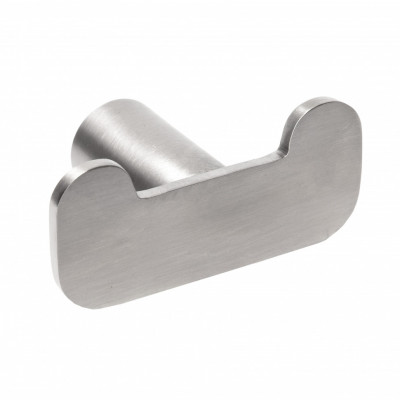 Крючок двойной для ванной Mediclinics Aura AI2318CS, нержавеющая сталь, поверхность: матовая