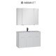 Aquanet Латина 100 00179841 комплект мебели с зеркалом, белый Aquanet Латина 100 179841 комплект мебели с зеркалом, белый (00179841)