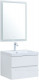 Комплект мебели для ванной Aquanet Беркли 60 белый глянец 2 ящика (00306358)  (00306358)