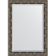 Зеркало настенное Evoform Exclusive 103х73 BY 1196 с фацетом в багетной раме Серебряный бамбук 73 мм  (BY 1196)
