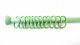 Карниз с кольцами Primanova зеленый, 6х4.5х115-220 см металл M-05805  (M-05805)