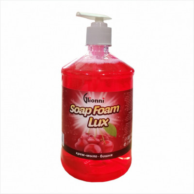 Ekokemika Мыло-крем SOAP FOAM LUX жидкое, вишня, 0,9л