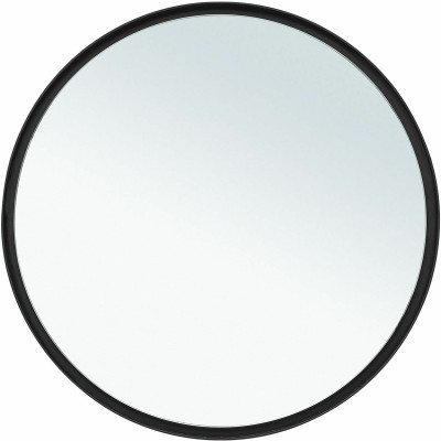 Зеркало в ванную Allen Brau Infinity 80 1.21017.BL с подсветкой черное с сенсорным выключателем округлое