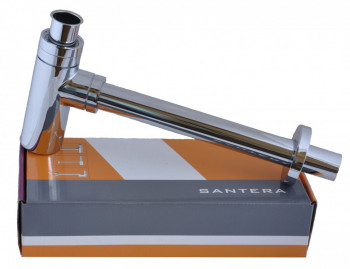 Сифон Santera ST 958 L 1”1/4 для умывальника, 30 см, хром