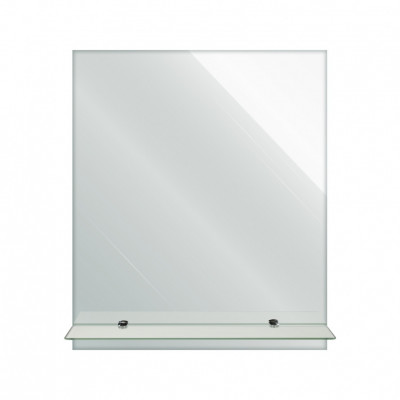 Зеркало GFmark обычное, прямоугольное, 500х600 мм, полка 500 мм (40111)
