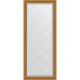 Зеркало настенное Evoform ExclusiveG 153х63 BY 4131 с гравировкой в багетной раме Состаренное золото с плетением 70 мм  (BY 4131)