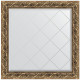 Зеркало настенное Evoform ExclusiveG 86х86 BY 4313 с гравировкой в багетной раме Фреска 84 мм  (BY 4313)