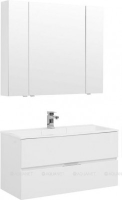 Комплект мебели для ванной Aquanet Алвита 100 белый (00237360)