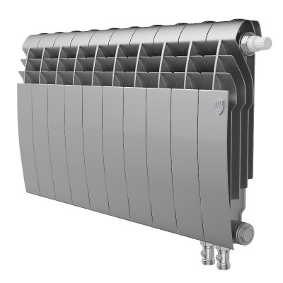 Радиатор Royal Thermo BiLiner 350 /Silver Satin VR - 10 секций (RTBSSVR35010)