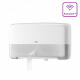 Tork двойной диспенсер для туалетной бумаги в мини-рулонах (T2) Белый (555500)