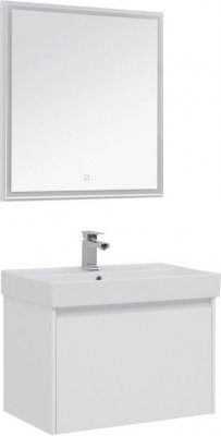 Мебель для ванной Aquanet Nova Lite 75 белый (1 ящик) напольная/подвесная (00242296)