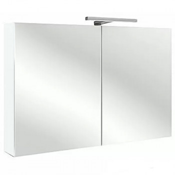 Зеркальный шкафчик в ванную Jacob Delafon Odeon Up 105 EB787RU-N18 с подсветкой белый глянец