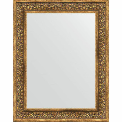 Зеркало настенное Evoform Definite 93х73 BY 3191 в багетной раме Вензель бронзовый 101 мм