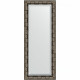 Зеркало настенное Evoform Exclusive 133х53 BY 1156 с фацетом в багетной раме Серебряный бамбук 73 мм  (BY 1156)