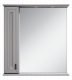 Зеркальный шкаф Misty Лувр 65 левый серый 650x800 ПЛвр030651504Л  (П-Лвр03065-1504Л)