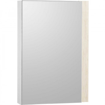 Зеркальный шкаф в ванную Aquaton кантри 55 1A257702AHB20 белый глянцевый дуб верона