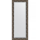 Зеркало настенное Evoform Exclusive 143х58 BY 1166 с фацетом в багетной раме Серебряный бамбук 73 мм  (BY 1166)