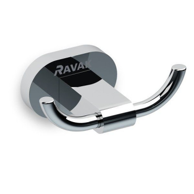 RAVAK X07P186 Двойной крючок Chrome CR 100.00 хром