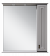Зеркальный шкаф Misty Лувр 65 правый серый 650x800 ПЛвр030651504П  (П-Лвр03065-1504П)