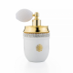MIGLIORE Dubai 28450 баночка для парфюма с помпой, золото/белый/кристаллы  (28450)
