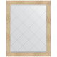 Зеркало настенное Evoform ExclusiveG 121х96 BY 4365 с гравировкой в багетной раме Золотые дюны 90 мм  (BY 4365)