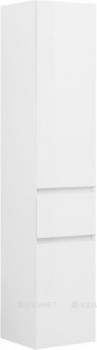 Шкаф-пенал для ванной Aquanet Йорк 35 белый подвесной (00202095)