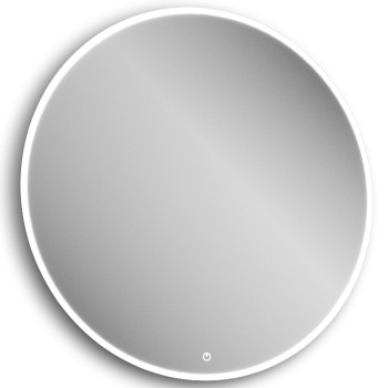 Зеркало в ванную Diborg Elise 70 77.7104D с подсветкой с подогревом и сенсорным выключателем округлое