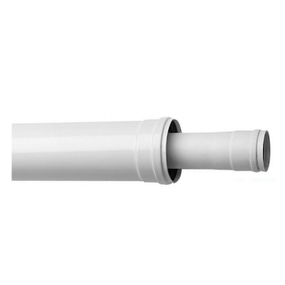 Удлинение коаксиальное полипропиленовое, диам. 110/160 мм, длина 1000 мм для конденсационных котлов BAXI (KUG71413381)