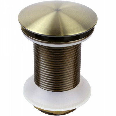 Донный клапан Bronze de Luxe Scandi 21971/1BR click-clack бронза для раковины
