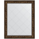 Зеркало настенное Evoform ExclusiveG 124х99 BY 4373 с гравировкой в багетной раме Византия бронза 99 мм  (BY 4373)