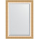 Зеркало настенное Evoform Exclusive 106х76 BY 1201 с фацетом в багетной раме Травленое золото 87 мм  (BY 1201)