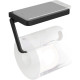 Настенный держатель туалетной бумаги Langberger 35041D-BP черный матовый  (35041D-BP)