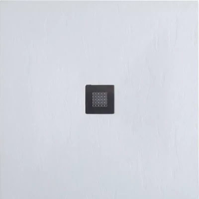 Душевой поддон Allen Brau Priority квадратный 90x80, белый камень (8.31001-21)