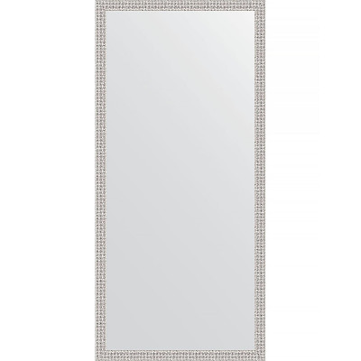 Зеркало настенное Evoform Definite 151х71 BY 3324 в багетной раме Мозаика хром 46 мм
