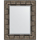 Зеркало настенное Evoform Exclusive 53х43 BY 1358 с фацетом в багетной раме Серебряный бамбук 73 мм  (BY 1358)