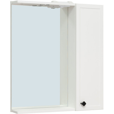 Зеркало со шкафчиком Runo Римини 65 00-00001256 с подсветкой белое