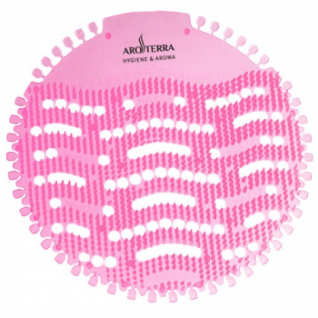 Aroterra Wave 2.0 ароматическая сетка для писсуара с ароматизатором Огурец и дыня (розовый)