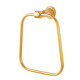 Держатель полотенец Boheme Murano 10905-W-G кольцо золото / декор белый  (10905-W-G)