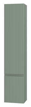 Шкаф-пенал в ванную Brevita Victory 35 подвесной левый (зеленый) VIC-05035-080L