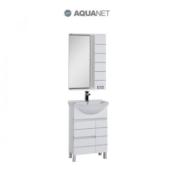 Aquanet Доминика 60 00172403 комплект мебели с зеркалом LED, белый