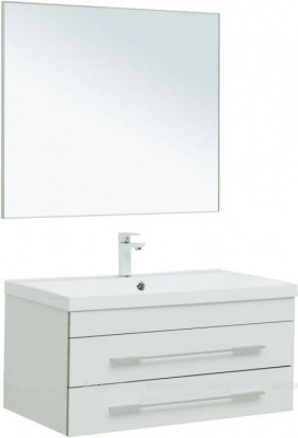 Комплект мебели для ванной Aquanet Верона 90 белый матовый (00287639)