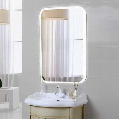 Зеркало в ванную с LED подсветкой Relisan ALEXANDRIA Гл000025224, 70x90 прямоугольное