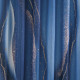 Штора с рисунком, синие разводы, в ванную комнату, без колец - полиэстэр, 180 х 180 см САНАКС (01-92)  (01-92)