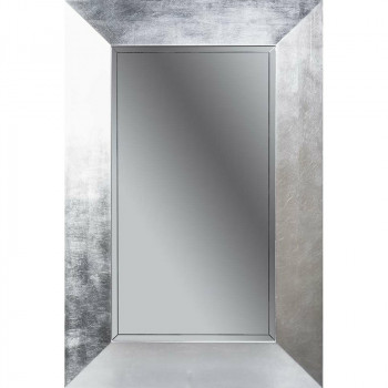 Зеркало в ванную ArmadiArt Chelsea 555 80х120 см с подсветкой, серебро
