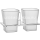 Стаканы для ванной Ledeme L30308 латунь хром/стекло  (L30308 )