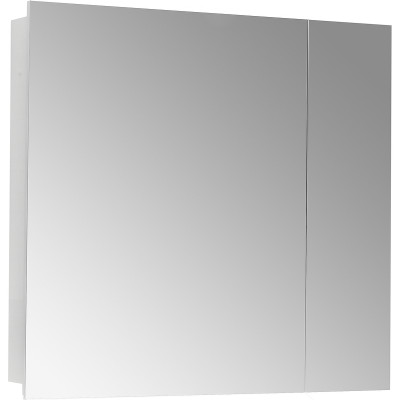 Зеркальный шкаф в ванную Aquaton Лондри 80 1A267202LH010 белый глянцевый